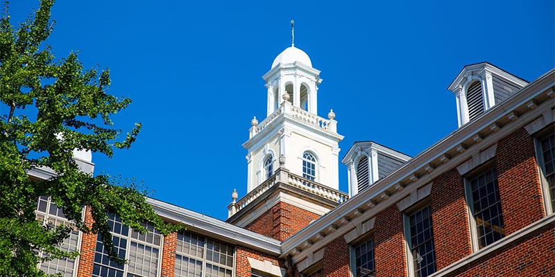 The cupola atop the School of Medicine building