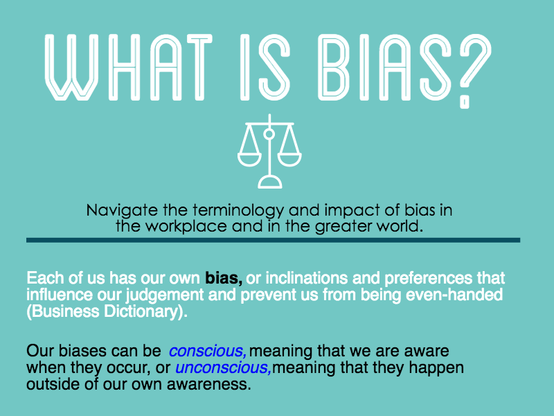 What Is Bias School Of Medicine Georgetown University